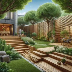 Transforming Outdoor Spaces with Horizontal Wooden Fences