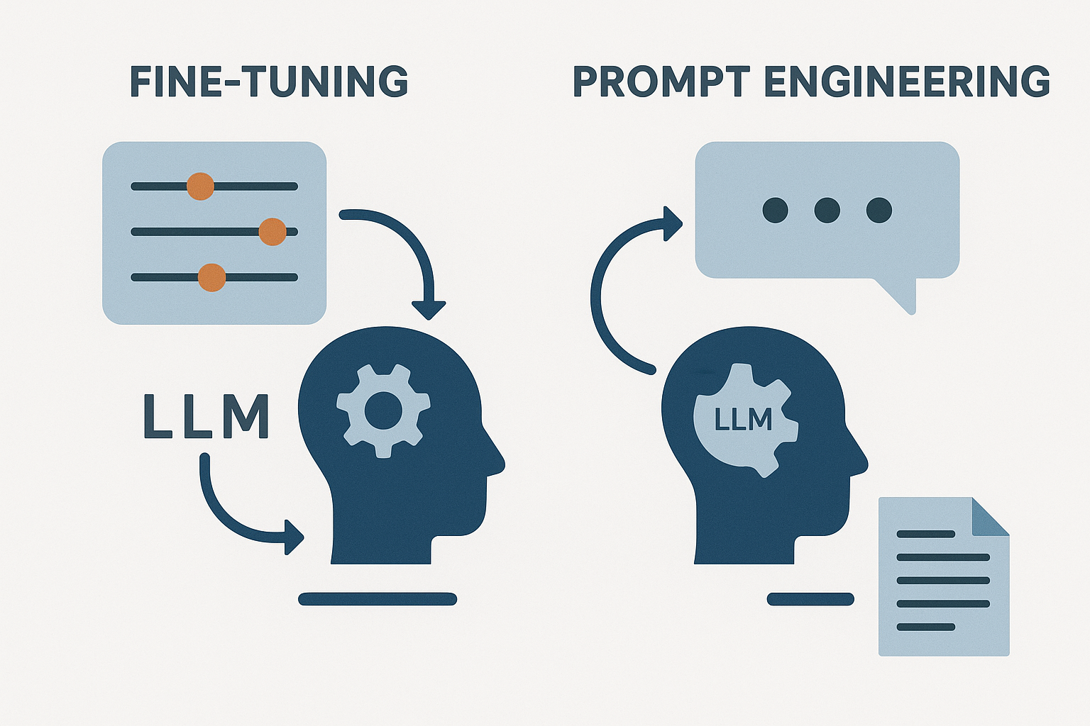 What’s the Difference Between Fine-Tuning and Prompt Engineering for LLMs?